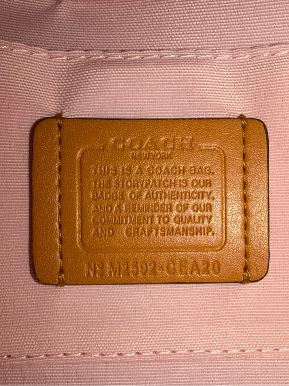 Coach Powder Pink Teri Shoulder bag - Picture 6 of 6